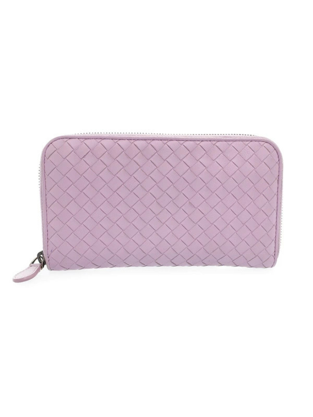 Bottega Veneta Intrecciato Round Zipper Long Wallet